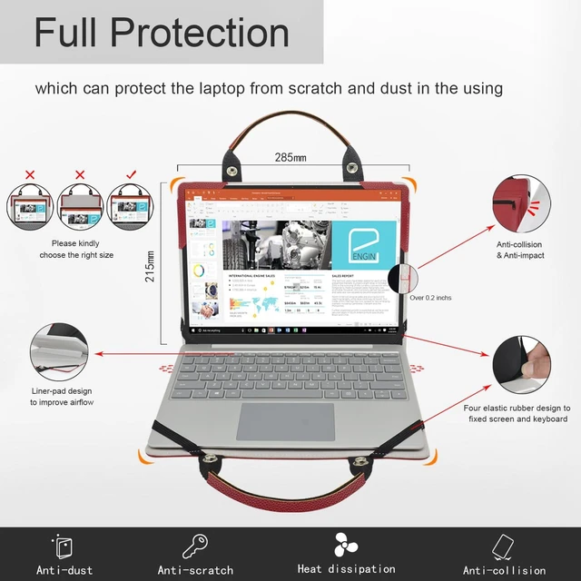 Alt view image 3 of 5 - Laptop Case Cover Sleeve for HP ZBook Firefly 16 G10 with Portable Bag with Bag Handle,Black