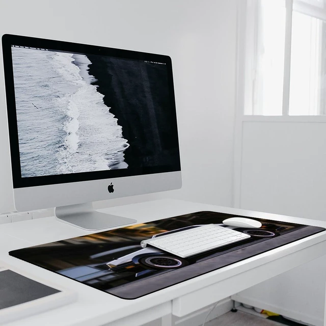 Alt view image 5 of 5 - Car Mouse Pad, AE86 Desk Mat, Gaming Desk Pad, 35.4x15.7 Inches