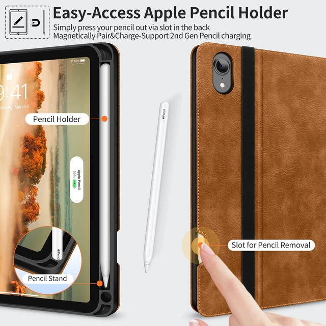 Alt view image 3 of 5 - H HOLIMET Case for iPad mini 7 A17 Pro, iPad mini 7th/6th Generation