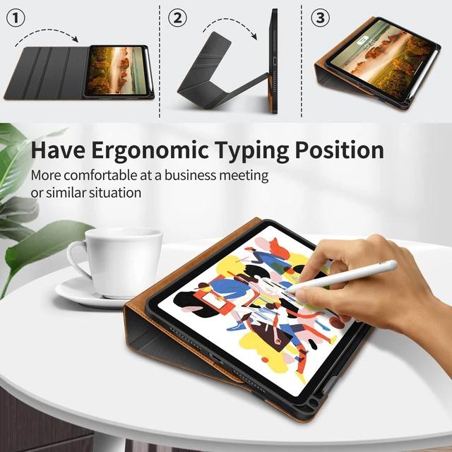 Alt view image 5 of 5 - H HOLIMET Case for iPad mini 7 A17 Pro, iPad mini 7th/6th Generation