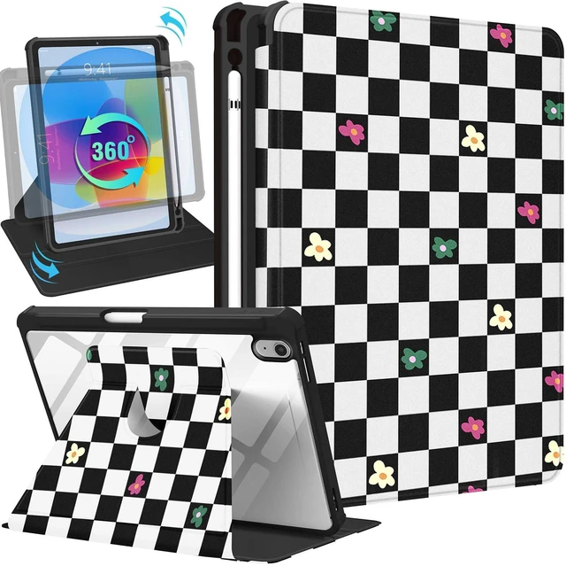 Main image of Uppuppy 360 Degree Rotating Folio Stand Case for iPad with Pencil Holder