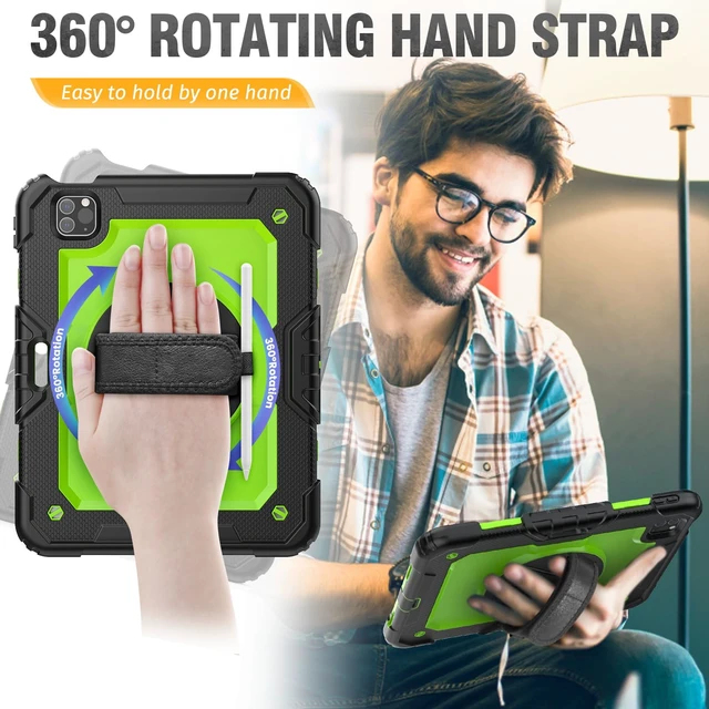 Alt view image 4 of 5 - HXCASEAC Case for iPad Pro 11 Inch Case (2022/2021/2020/2018) Shockproof