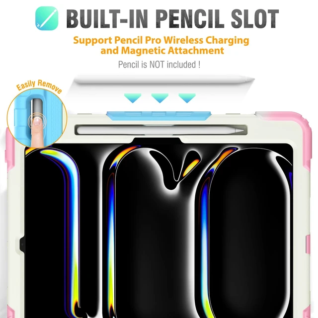Alt view image 2 of 5 - HXCASEAC for iPad Pro 13 Inch Case (M5/M4) 2025/2024, Shockproof Design