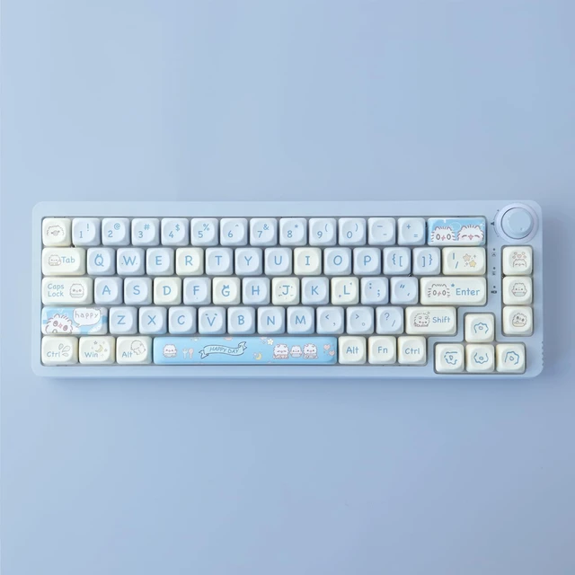 Alt view image 4 of 5 - Hyekit Keycaps PBT Dye-Sublimation MOA Profile 145 Keys Cute Design