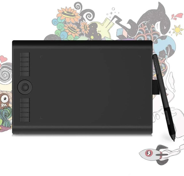 Main image of GAOMON M10K PRO Graphics Drawing Tablet, 10x6.25, Tilt & Radial, 10 Keys