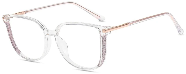 Main image of Firmoo Blue Light Glasses for Women/Men, Computer Blue Light Blocking - Lightweight TR90 Square Frames Clear
