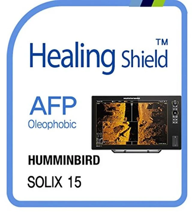 Main image of Healing Shield Clear Screen Protector for HUMMINBIRD SOLIX 15, Ultra HD Transparent Film, Anti-Fingerprint, Scratch Resistant, Real Touch Sensitivity-Made in Korea-(For SOLIX 15 New)