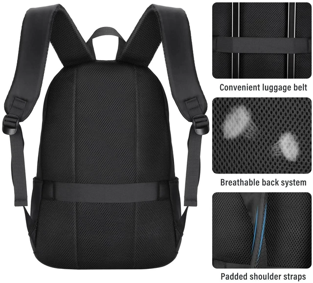 Alt view image 5 of 5 - HOMIEE Lightweight Casual Laptop Backpack Unisex Bookbag School Backpack