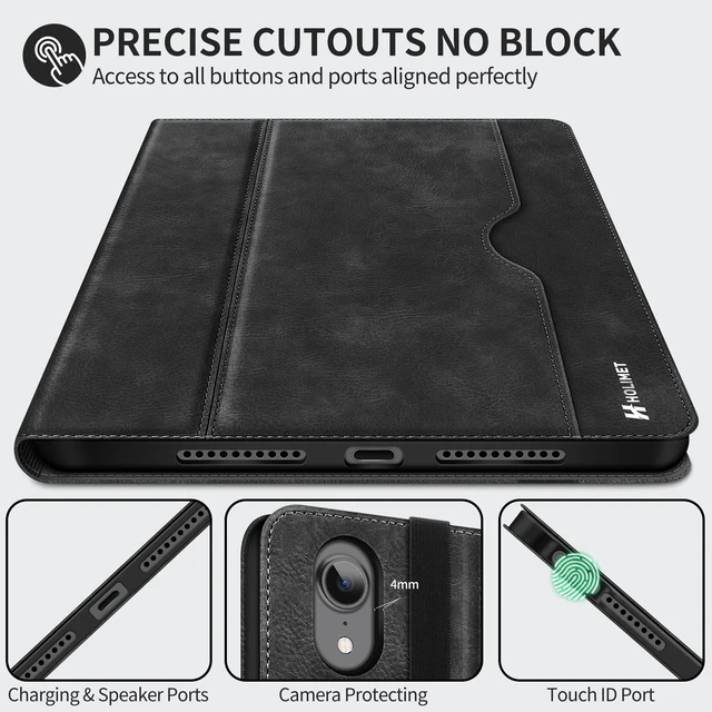 Alt view image 2 of 5 - H HOLIMET Case for iPad mini 7 A17 Pro, iPad mini 7th/6th Generation