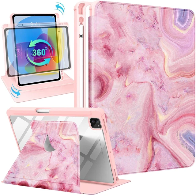 Main image of Uppuppy 360 Degree Rotating Folio Stand Case for iPad with Pencil Holder