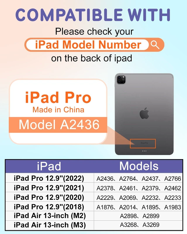 Alt view image 2 of 5 - Uppuppy 360 Degree Rotating Folio Stand Case for iPad with Pencil Holder