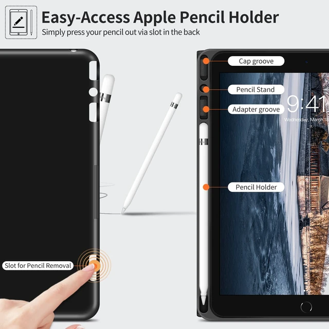 Alt view image 5 of 5 - H HOLIMET Case for iPad 9th Generation 10.2 Inch iPad 8th/ 7th Generation
