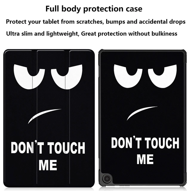 Alt view image 3 of 5 - UUcovers for Kindle Fire Max 11 Tablet Case (13th Generation, 2023 Release) 11", Slim Folio Trifold Stand Smart Hard Back Lightweight Cover for Fire Max 11 with Auto Wake/Sleep, Don't Touch Me