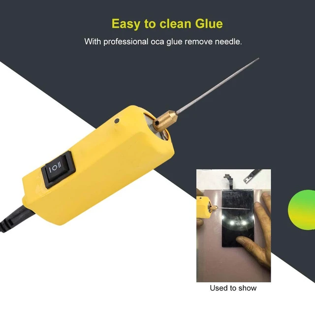 Alt view image 3 of 5 - Taidda Mobile Phone LCD Screen Glue Remover, Electric Glue Removal Tool Professional Glue Clean Machine CJ6+ 100-240V US OCA OCA Glue Remover Tool for Repairing Mobile Phone LCD Screen