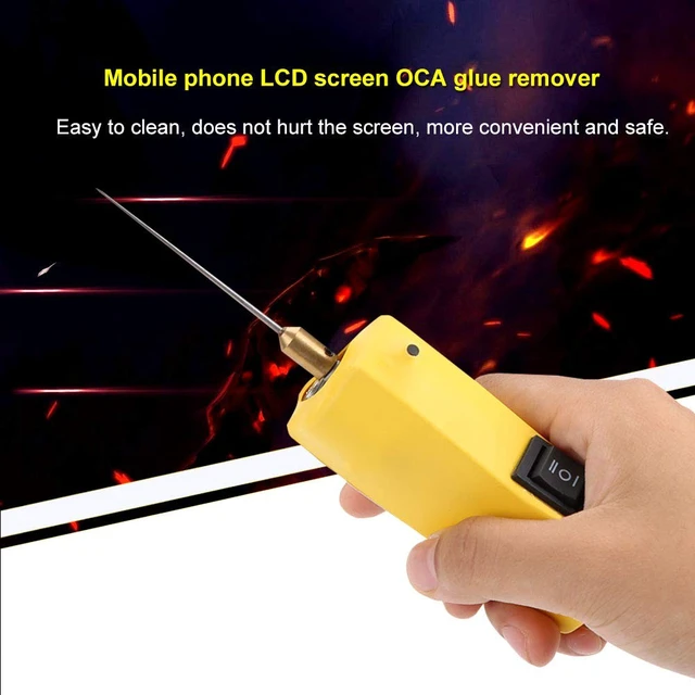 Alt view image 2 of 5 - Taidda Mobile Phone LCD Screen Glue Remover, Electric Glue Removal Tool Professional Glue Clean Machine CJ6+ 100-240V US OCA OCA Glue Remover Tool for Repairing Mobile Phone LCD Screen
