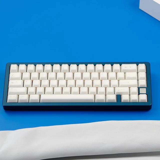Alt view image 4 of 5 - Sumgsn 114 Keys Cherry Profile Keycap, Doubleshot White Translucent Keycaps