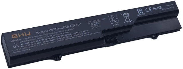 Alt view image 2 of 5 - GHU New Battery 58 WH Replacement 593572-001 HSTNN-DB1A HSTNN-CB1A PH06 593573-001 PH09 Compatible for HP ProBook 620 625 4320 4321s 4320s 4325s 4420s 4520s 4525s Compaq 320 321 326 420 425 621