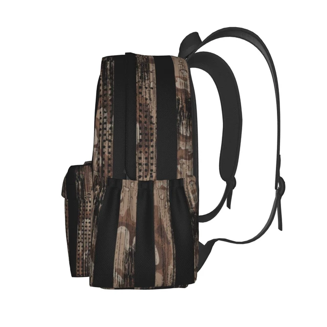 Alt view image 2 of 5 - sunwarshile Camo Vintage American Flag Backpack Book Bags Lightweight Casual Laptop Backpacks Travel Daypack For Man Woman