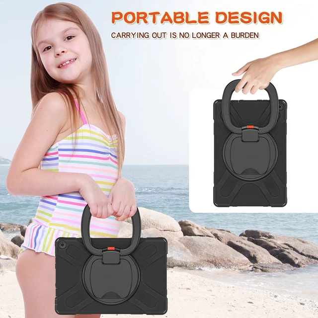 Alt view image 2 of 5 - Heavy Duty Case for Fire HD 10/HD 10 Plus 11th Generation 2021