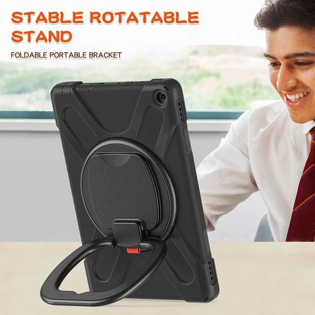Alt view image 4 of 5 - Heavy Duty Case for Fire HD 10/HD 10 Plus 11th Generation 2021