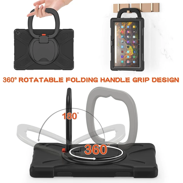Alt view image 5 of 5 - Heavy Duty Case for Fire HD 10/HD 10 Plus 11th Generation 2021