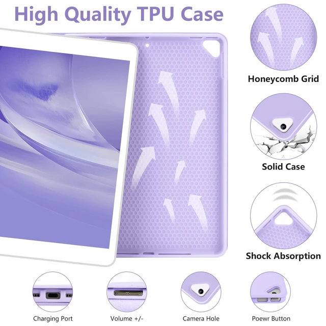 Alt view image 3 of 5 - TaIYanG Keyboard Case for iPad 9th Gen, Detachable Bluetooth Keyboard