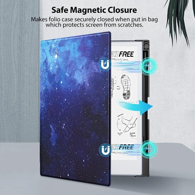 Alt view image 4 of 5 - TiMOVO Case Fit for Remarkable 2 10.3" 2020 with Pen Slot, Blue Starry Sky
