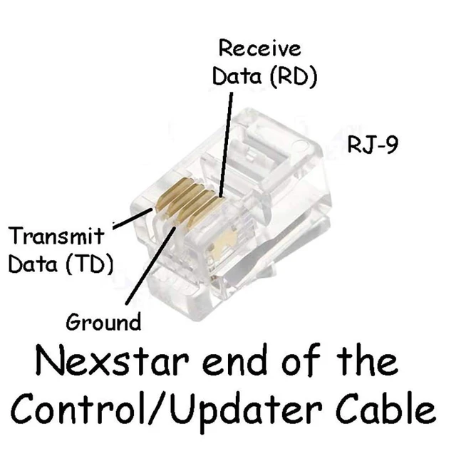 Alt view image 3 of 4 - USB-RS232-RJ9 for Celestron Scope Control Cable, Nexstar Handcontroller Upgrade Cable (16ft, USB to RJ9)