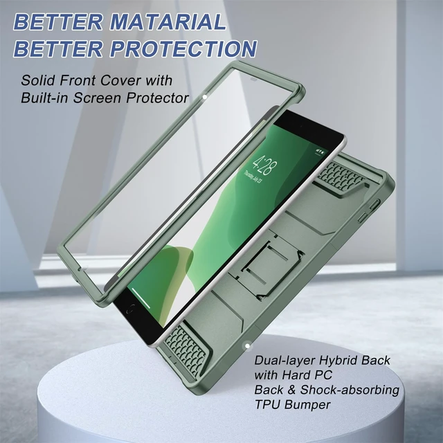 Alt view image 4 of 5 - Soke Case for iPad 9th/8th/7th Generation 10.2-Inch - Calke Green