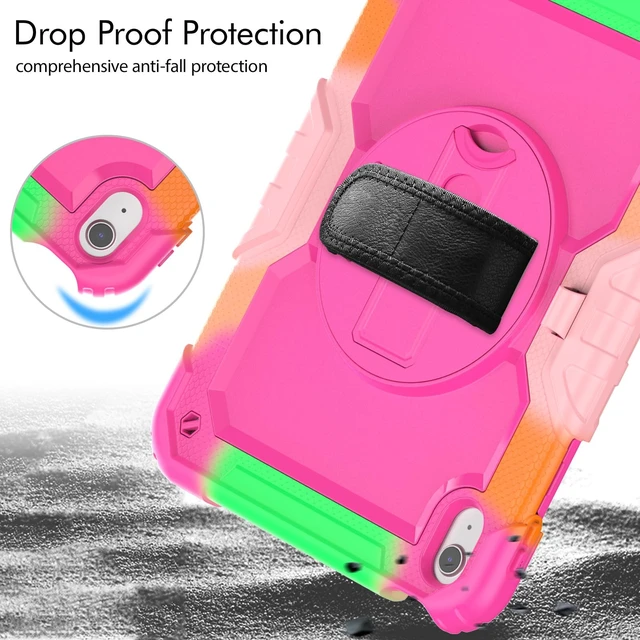 Alt view image 4 of 5 - Sibeitu for iPad 11th (A16) 2025 & 10th Generation Case for Girls Women Preppy Pink Cute 10.9 Inch 2022, Rugged iPad 10 Gen Cover with Screen Protector & Pencil Holder, Full-Body Drop Protection