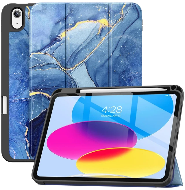 Main image of Soke Case for iPad (A16) 11th 2025/10th Gen 10.9 2022, Ocean Marble