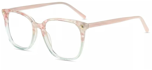 Main image of Firmoo Blue Light Glasses for Women, Stylish Lightweight Metal Blue Light Blocking Glasses for Computer, TV,Judy162 (Pink, Pattern)