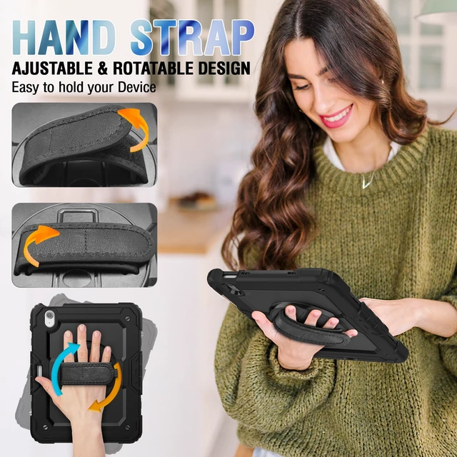 Alt view image 4 of 5 - Herize Case for iPad Air 11 Inch 2025/2024 with Screen Protector Pen Holder