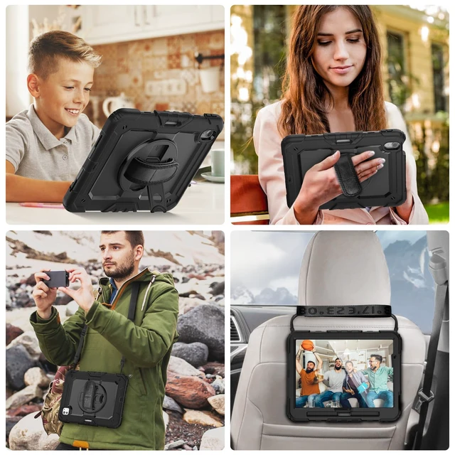 Alt view image 5 of 5 - Herize Case for iPad Air 11 Inch 2025/2024 with Screen Protector Pen Holder