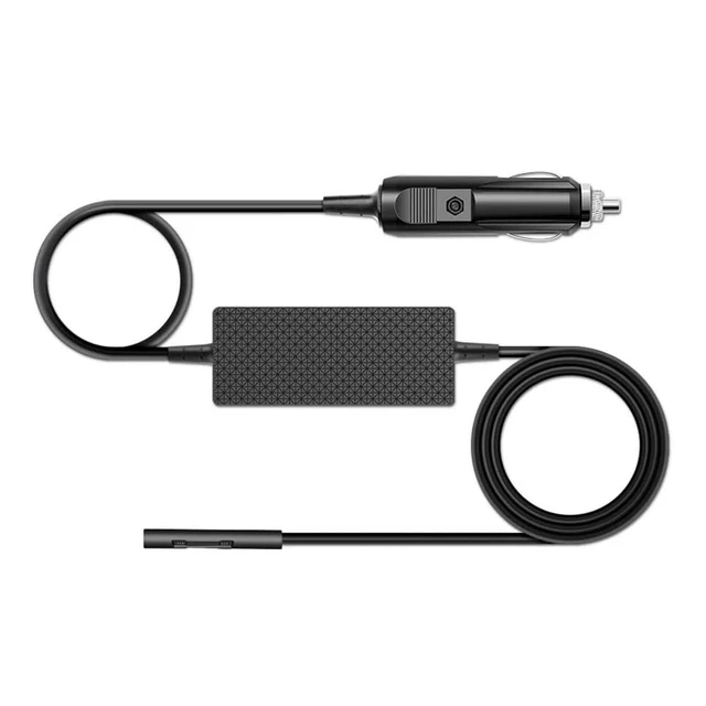 Main image of 102W Surface Car Charger, HKY 12V-24V DC Car Adapter Compatible with Surface Pro 10 X 9 8 7 7+ 6 5 4 3, Surface Book 3 2 1, Surface Laptop 6 5 4 3 2 1 & Surface Go 4 3 2 1,Surface Laptop Go