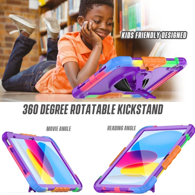 Alt view image 3 of 5 - Herize Case Compatible with iPad 11" (A16) 2025/10.9" (10th Gen) 2022
