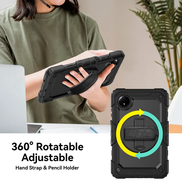 Alt view image 3 of 5 - Gylint Case for Xiaomi Redmi Pad SE 8.7 inch, Black
