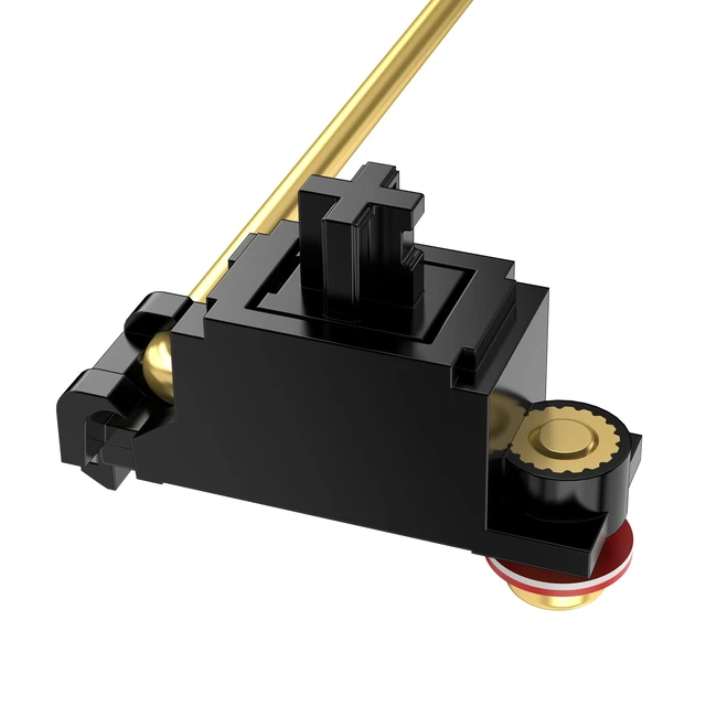 Alt view image 3 of 5 - DUROCK Stabilizer V3, Screw in Stabilizers with 2u 6.25u 7u Wires, PCB Mount Keyboard Stabilizers for Mechanical Keyboards (V3 Black Gold 100% Kit)