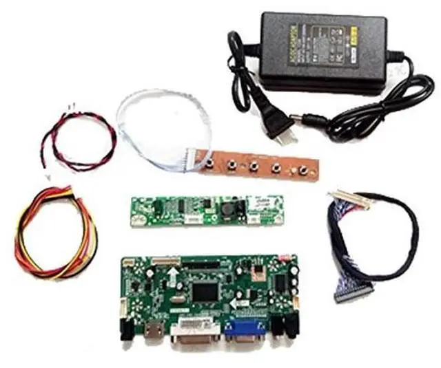 Main image of Taidacent Universal LVDS Controller Board 10-65 Inch LCD Screen HDMI DVI VGA to LVDS Driver Board DIY Notebook Display Kit (18.5-27 inch 1080P Universal 8 kit)