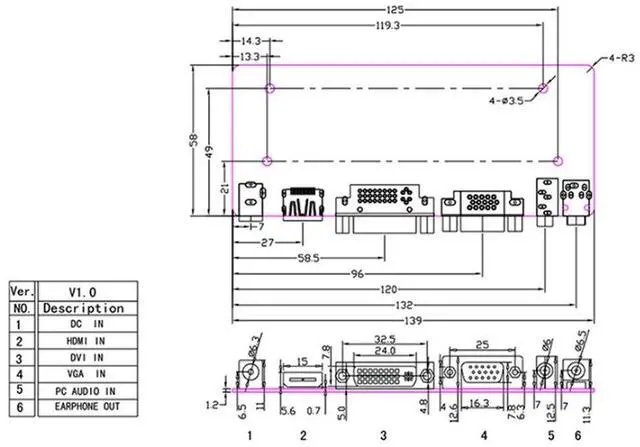 Alt view image 3 of 3 - Taidacent Universal LVDS Controller Board 10-65 Inch LCD Screen HDMI DVI VGA to LVDS Driver Board DIY Notebook Display Kit (18.5-27 inch 1080P Universal 8 kit)