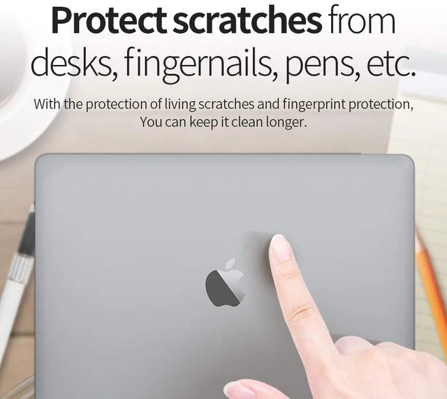Alt view image 5 of 5 - skoko Invisible Matte Full Body Skin for MacBook Air 13 inch M5 M4 M3 M2 2026-2022, Premium TPU Anti Scratch Protective Film