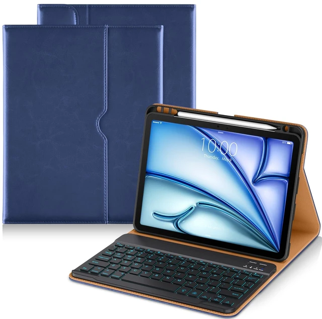 Main image of DTTO Keyboard Case for iPad Air 11 Inch M4/M3/M2 (2026/2025/2024), Blue