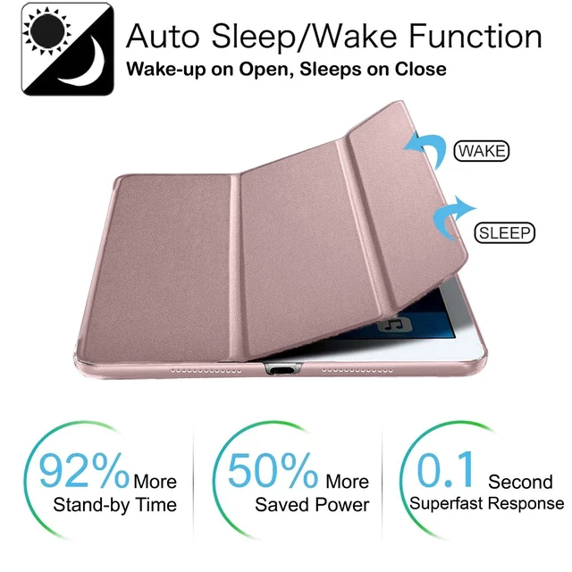 Alt view image 3 of 5 - DuraSafe Cases for iPad Air 2nd Gen 9.7 inch Case A1566 MGLW2LL/A MGL12LL/A MH0W2LL/A A1567 MGKM2LL/A MH182LL/A MGKL2LL/A MGTY2LL/A MH1J2LL/A MGTX2LL/A MH2V2LL/A MH2W2LL/A MH2U2LL/A - Copper Golden