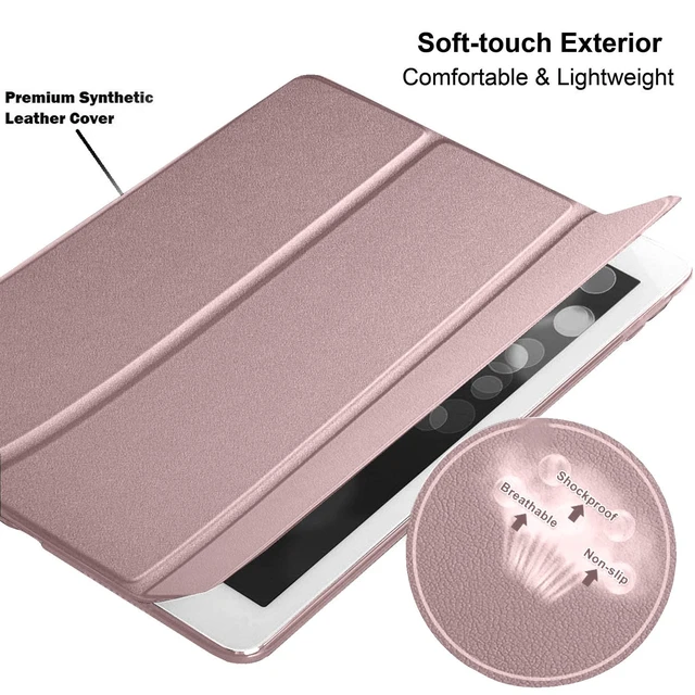 Alt view image 5 of 5 - DuraSafe Cases for iPad Air 2nd Gen 9.7 inch Case A1566 MGLW2LL/A MGL12LL/A MH0W2LL/A A1567 MGKM2LL/A MH182LL/A MGKL2LL/A MGTY2LL/A MH1J2LL/A MGTX2LL/A MH2V2LL/A MH2W2LL/A MH2U2LL/A - Copper Golden