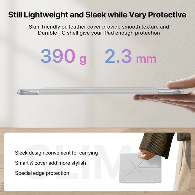 Alt view image 5 of 5 - SANDUODD Magnetic Folio Case for iPad Pro 13 inch M5/M4
