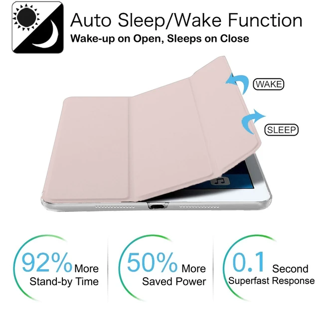 Alt view image 4 of 5 - DuraSafe Cases for iPad Air 4 5 6 11 2020 2022 2024 Gen 10.9/11 Case A2588 A2589 A2591 MM9N3LL/A MM9E3LL/A MM9D3LL/A MME23LL/A MM9C3LL/A MM9F3LL/A A2316 MYFQ2LL/A MYFM2LL/A - Light Pink