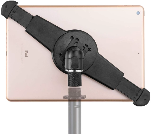 Main image of GRIFITI NOOTLE Music MIC Stand RETROFIT Adjustable Large to Standard Universal Tablet Holder Music Stand Adapter - Adaptor 5/8 27 Female to 1/4 20 Male Mini Ball Head Ipad Mount 9.5-14.5 in Tablets