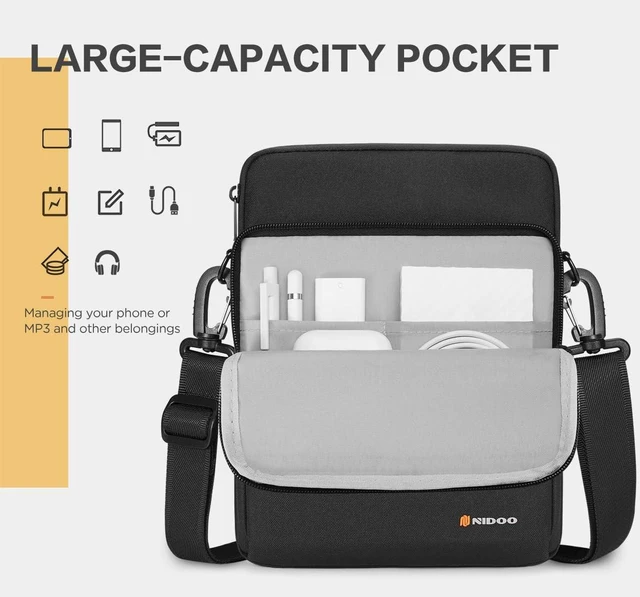 Alt view image 3 of 5 - NIDOO 13 inch Laptop Sleeve Case Protective for 12.9" 13" iPad Pro Air /13" MacBook Pro Air M3 M2 / Microsoft Surface Pro 10 9 8/13.3" Galaxy Pro 360/13.4" Dell XPS 13/ HP EliteBook Comput