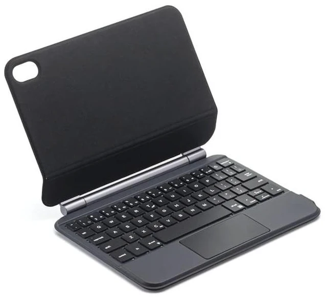 Alt view image 4 of 5 - QYiiD Magic Keyboard Case for iPad mini 7 (A17 Pro) 2024/iPad Mini 6 2021 8.3 Inch, 7 Colors Backlit Bluetooth Keyboard Case Cover with Multi-Touch Trackpad for iPad mini 7th/6th Generation, Black