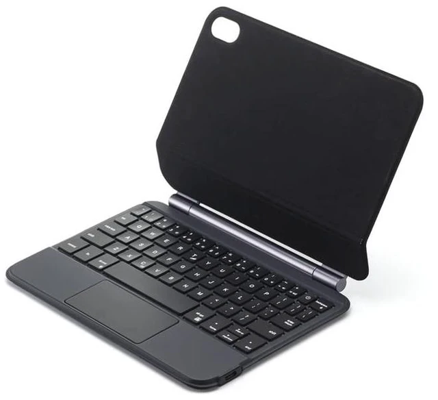 Alt view image 5 of 5 - QYiiD Magic Keyboard Case for iPad mini 7 (A17 Pro) 2024/iPad Mini 6 2021 8.3 Inch, 7 Colors Backlit Bluetooth Keyboard Case Cover with Multi-Touch Trackpad for iPad mini 7th/6th Generation, Black